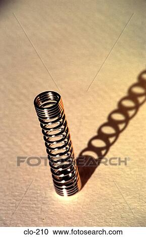 Small Metal Spring on White Background View Large Photo Image Stock Image - Small Metal Spring on White Background. Fotosearch