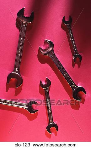 Small Spanners on a Pink Background View Large Photo Image Stock Image - Small Spanners on a Pink Background. Fotosearch