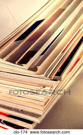 Picture - Stack of Magazines. Fotosearch