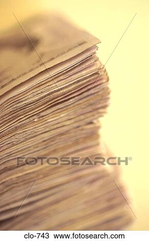 Stack of Used English Banknotes View Large Photo Image Stock Image - Stack of Used English Banknotes. Fotosearch