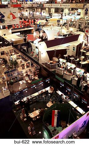 Stalls at World Travel Market Trade Fair London View Large Photo Image Stock Image - Stalls at World Travel Market Trade Fair London. Fotosearch