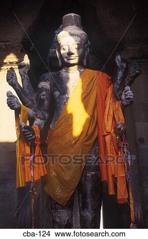 Statue of Vishnu Angkor Wat Cambodia View Large Photo Image Picture - Statue of Vishnu Angkor Wat Cambodia. Fotosearch