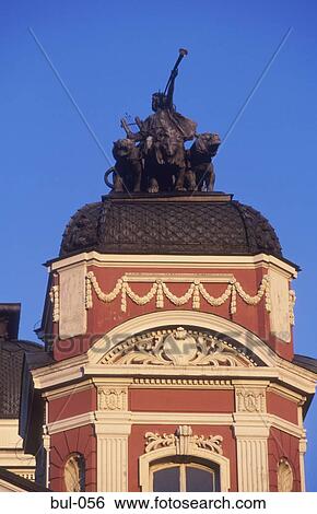 Statue on the Ivan Vazou National Academic Theatre Sofia Bulgaria View Large Photo Image Stock Photograph - Statue on the Ivan Vazou National Academic Theatre Sofia Bulgaria. Fotosearch