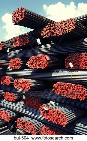 Steel Rods in Storage Depot View Large Photo Image Picture - Steel Rods in Storage Depot. Fotosearch