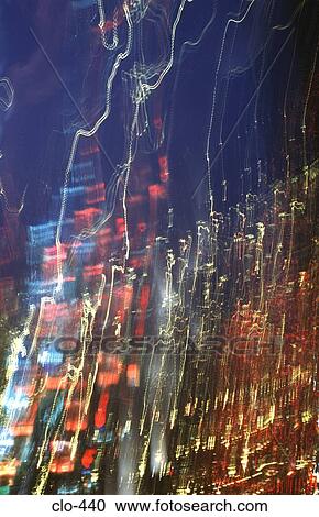 Stock Image - Streaks of Coloured Light. Fotosearch
