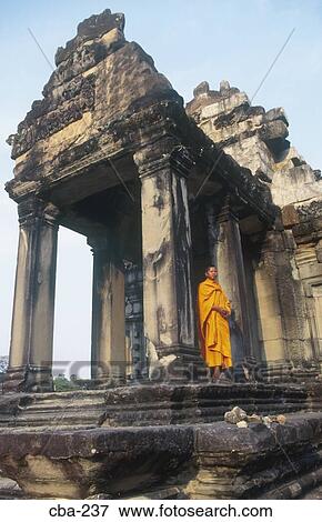 Temple ruins Angkor Wat Siem Reap Cambodia View Large Photo Image Stock Photo - Temple ruins Angkor Wat Siem Reap Cambodia. Fotosearch