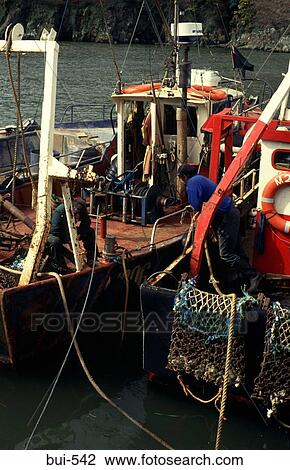 Trawler in Harbour Wales UK View Large Photo Image Stock Image - Trawler in Harbour Wales UK. Fotosearch