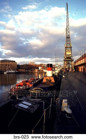 Tug Boats at Quayside Bristol Harbour UK View Large Photo Image Stock Image - Tug Boats at Quayside Bristol Harbour UK. Fotosearch