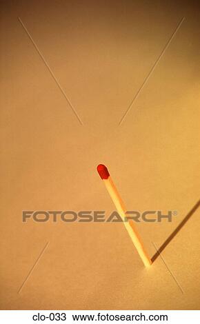 Stock Image - Unused Match on End. Fotosearch