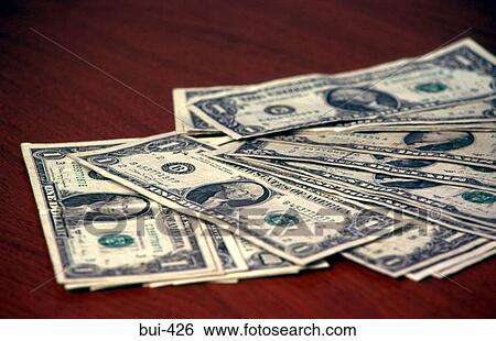 US Banknotes Spread on Desk View Large Photo Image Stock Photograph - US Banknotes Spread on Desk. Fotosearch