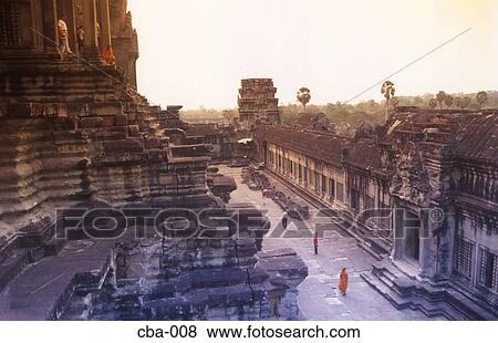 Stock Photo - View of Angkor Wat Siem Reap Cambodia. Fotosearch