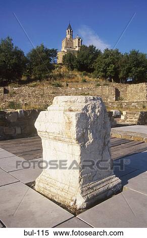 Stock Photography - View of the Assumption Patriarchal Church Veliko Tarnovo Bulgaria. Fotosearch