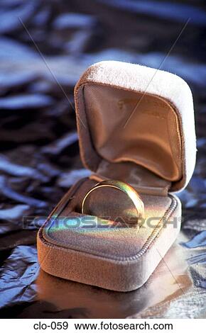 Wedding Ring in a Box View Large Photo Image Stock Photo - Wedding Ring in a Box. Fotosearch