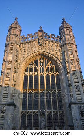 West Front of Bath Abbey UK View Large Photo Image Stock Photo - West Front of Bath Abbey UK. Fotosearch