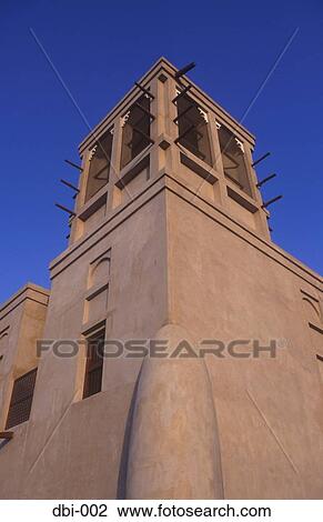 Wind Tower Shindagha Dubai UAE View Large Photo Image Stock Image - Wind Tower Shindagha Dubai UAE. Fotosearch