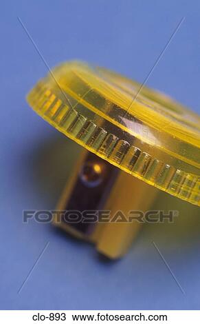 Yellow Pencil Sharpener View Large Photo Image Stock Image - Yellow Pencil Sharpener. Fotosearch