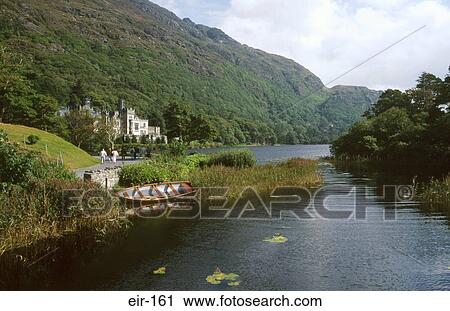 Abbey and River Kylemore Connemara Galway Ireland View Large Photo Image Stock Image - Abbey and River Kylemore Connemara Galway Ireland. Fotosearch