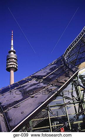 Abstract View of Telecom. Tower Munich Germany View Large Photo Image Stock Photo - Abstract View of Telecom. Tower Munich Germany. Fotosearch