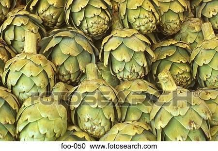 Artichokes on Market Stall View Large Photo Image Stock Image - Artichokes on Market Stall. Fotosearch