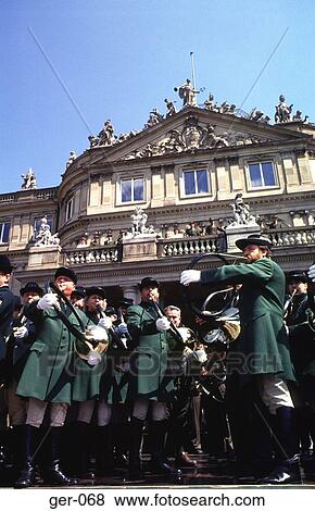 Band of Horn Players Stuttgart View Large Photo Image Stock Photo - Band of Horn Players Stuttgart. Fotosearch