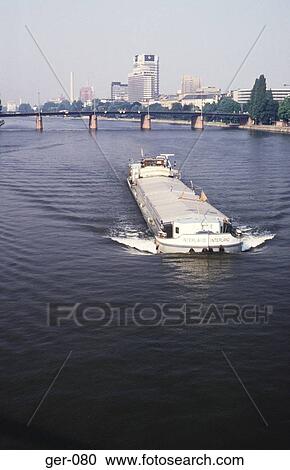 Barge on the River Rhine View Large Photo Image Stock Image - Barge on the River Rhine. Fotosearch