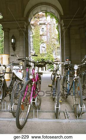 Bicycles Parked under Arch Berlin Germany View Large Photo Image Stock Photo - Bicycles Parked under Arch Berlin Germany. Fotosearch