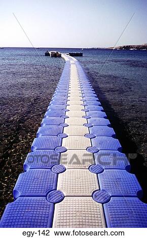 Blue and White Jetty Sharm el-Sheik Egypt View Large Photo Image Stock Image - Blue and White Jetty Sharm el-Sheik Egypt. Fotosearch
