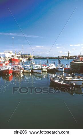 Boats in Dunmore East Bay Ireland View Large Photo Image Stock Photograph - Boats in Dunmore East Bay Ireland. Fotosearch