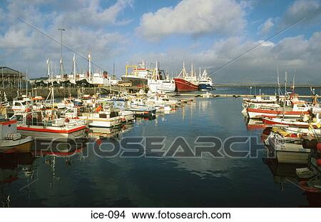 Boats in Reykjavik Marina Iceland View Large Photo Image Picture - Boats in Reykjavik Marina Iceland. Fotosearch