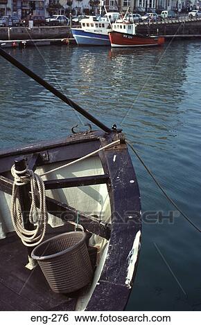 Bow of Fishing Boat in Weymouth Old Harbour Dorset View Large Photo Image Stock Photograph - Bow of Fishing Boat in Weymouth Old Harbour Dorset. Fotosearch