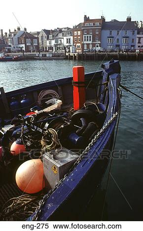 Bow of Fishing Boat in Weymouth Old Harbour Dorset View Large Photo Image Stock Photography - Bow of Fishing Boat in Weymouth Old Harbour Dorset. Fotosearch