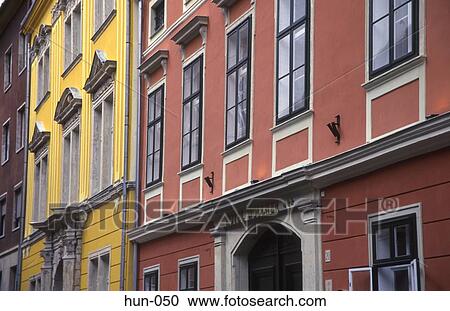 Building Facade Templon utca Sopron Hungary View Large Photo Image Stock Image - Building Facade Templon utca Sopron Hungary. Fotosearch