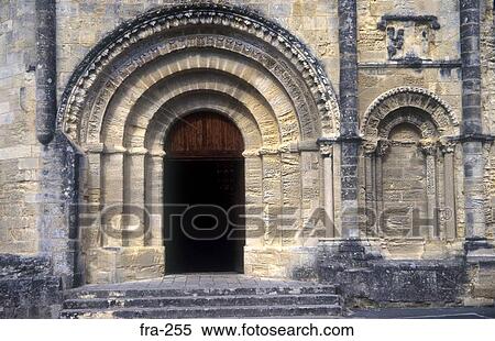 Cathedral Entrance Dordogne France View Large Photo Image Stock Photography - Cathedral Entrance Dordogne France. Fotosearch