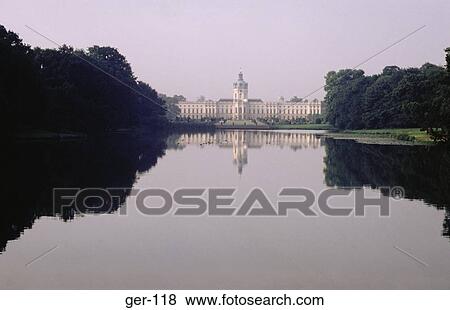 Charlottenburg Palace Reflected in Lake Germany View Large Photo Image Stock Photo - Charlottenburg Palace Reflected in Lake Germany. Fotosearch
