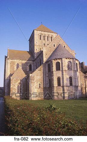 Stock Image - Church in Normandy France. Fotosearch