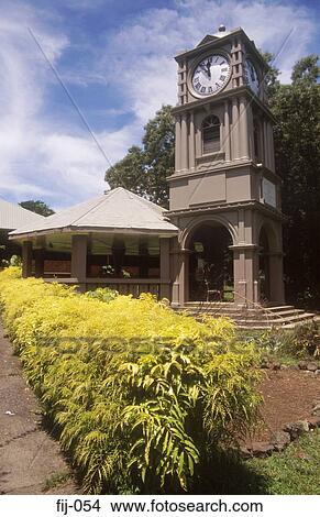 Clock Tower Fiji Museum Suva Fiji View Large Photo Image Picture - Clock Tower Fiji Museum Suva Fiji. Fotosearch