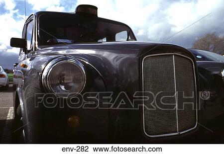 Close Up of Front of London Black Taxi Cab View Large Photo Image Stock Image - Close Up of Front of London Black Taxi Cab. Fotosearch