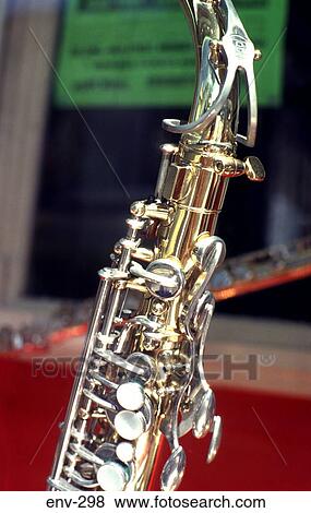 Stock Photo - Close Up of Saxophone Valve Keys. Fotosearch