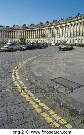 Cobbles on Royal Crescent Bath UK View Large Photo Image Stock Image - Cobbles on Royal Crescent Bath UK. Fotosearch