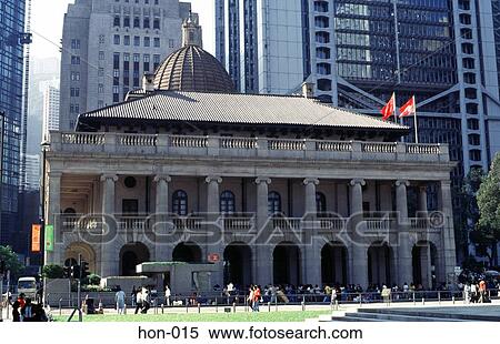Stock Photography - Colonial Legislative Council Building Hong Kong. Fotosearch