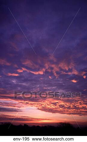 Colourful Sunset UK View Large Photo Image Stock Photography - Colourful Sunset UK. Fotosearch