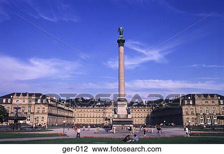 Column in Schloss Platz Stuttgart Germany View Large Photo Image Stock Image - Column in Schloss Platz Stuttgart Germany. Fotosearch