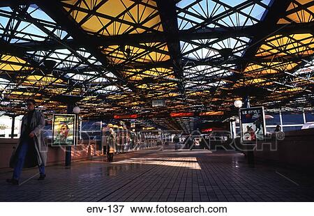 Concourse at Lyon Station France View Large Photo Image Stock Photo - Concourse at Lyon Station France. Fotosearch