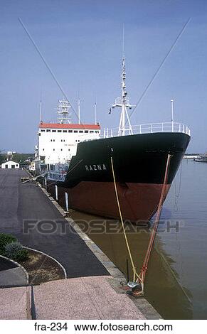 Container Ship in Harbour France View Large Photo Image Picture - Container Ship in Harbour France. Fotosearch