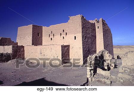 Stock Photo - Coptic Monastery Building Aswan Egypt. Fotosearch
