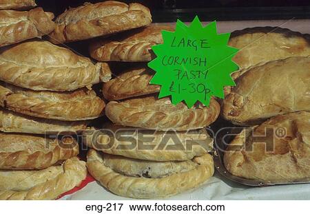 Cornish Pasty Display UK View Large Photo Image Stock Photo - Cornish Pasty Display UK. Fotosearch