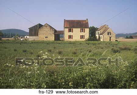 Country House Dordogne France View Large Photo Image Stock Photo - Country House Dordogne France. Fotosearch