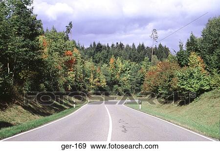 Country Road through Black Forest Germany View Large Photo Image Stock Photo - Country Road through Black Forest Germany. Fotosearch