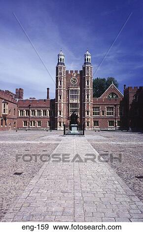 Courtyard at Eton College Eton England View Large Photo Image Stock Photo - Courtyard at Eton College Eton England. Fotosearch