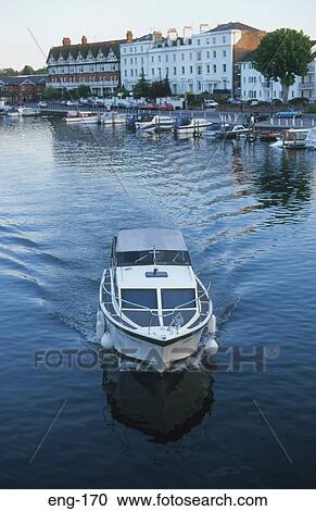 Stock Image - Cruiser on the Thames Heney UK. Fotosearch